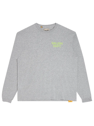Gallery Dept Souvenir Long Sleeve T-Shirt in Heather Grey