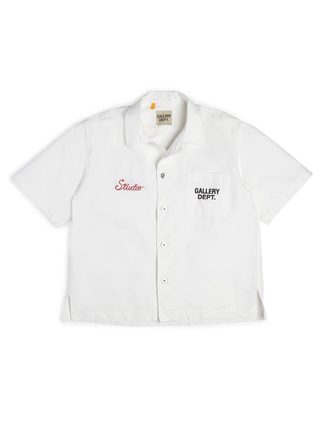 Gallery Dept Stadium Uniform Parker Shirt in White