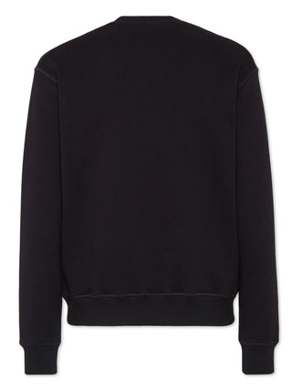 Dsquared2 DSQ2 Flame Print Sweatshirt in Black