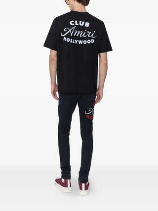 Amiri Club Logo T-Shirt in Black