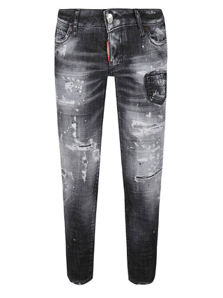 Dsquared2 Special Delivery Ripped Jeans in Black