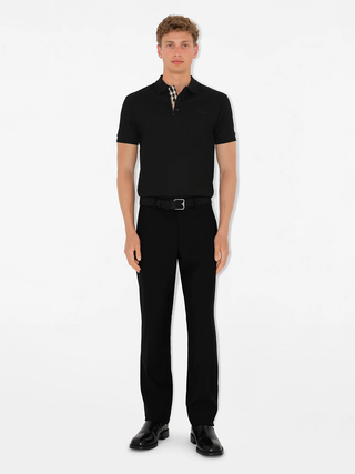 Burberry Eddie EKD Polo Shirt in Black