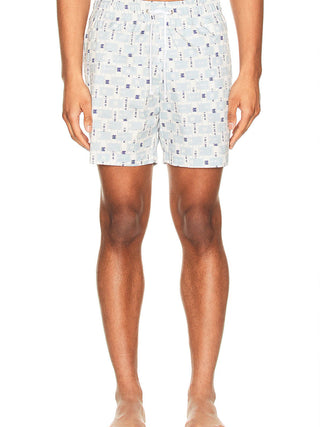 Amiri Interweave Swim Shorts in White