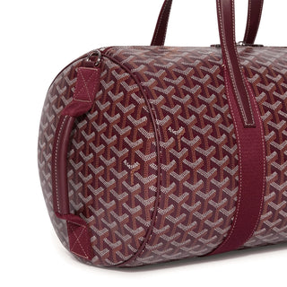 Goyard Barrel 40 Sports Bag Burgundy