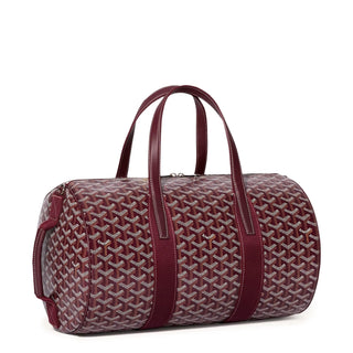 Goyard Barrel 40 Sports Bag Burgundy