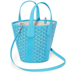Goyard Belharra Turquoise PM Tote Bag