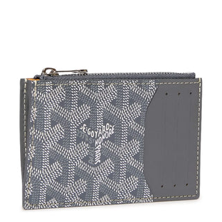 Goyard Bourbon Zipped Grey Card Holder