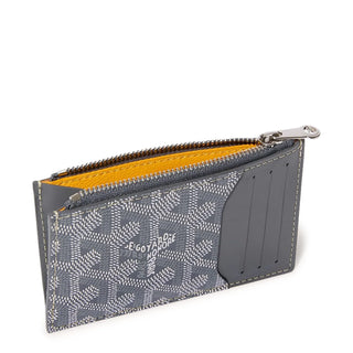 Goyard Bourbon Zipped Grey Card Holder