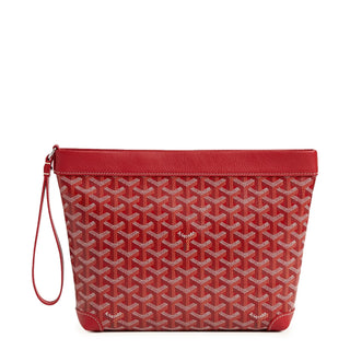 Goyard Conti Red Pouch
