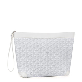 Goyard Conti White Pouch