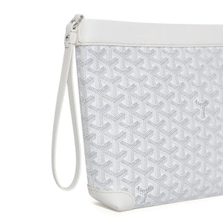 Goyard Conti White Pouch