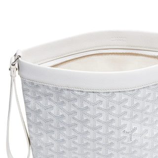 Goyard Conti White Pouch