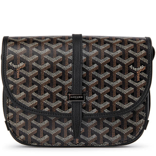 Goyard Goyardine Belvedere II Black PM Messenger Bag