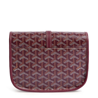Goyard Goyardine Belvedere II Burgundy PM Messenger Bag
