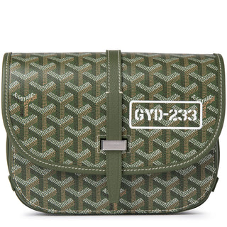 Goyard Goyardine Belvedere II Khaki PM Messenger Bag