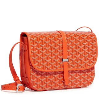 Goyard Goyardine Belvedere II Orange MM Messenger Bag