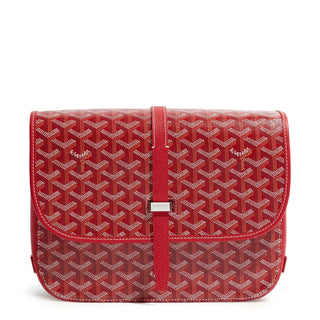 Goyard Goyardine Belvedere II Red MM Messenger Bag