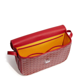 Goyard Goyardine Belvedere II Red MM Messenger Bag