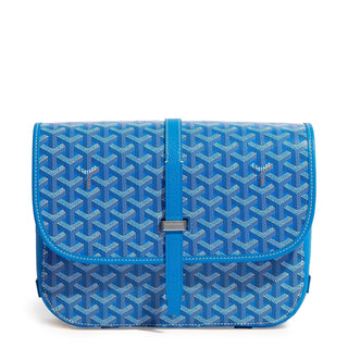 Goyard Goyardine Belvedere II Sky Blue MM Messenger Bag