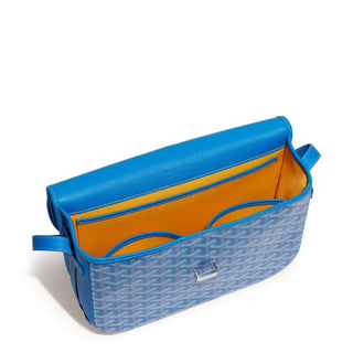 Goyard Goyardine Belvedere II Sky Blue MM Messenger Bag
