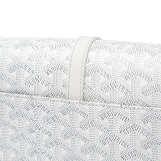 Goyard Goyardine Belvedere II White PM Messenger Bag