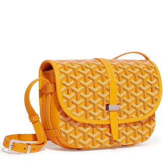 Goyard Goyardine Belvedere II Yellow PM Messenger Bag
