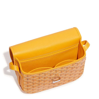 Goyard Goyardine Belvedere II Yellow PM Messenger Bag