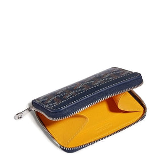 Goyard Matignon Navy Blue Mini Wallet