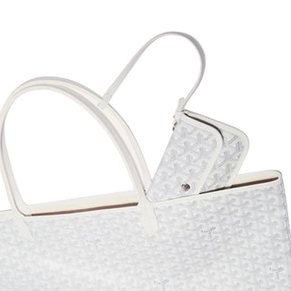 Goyard Saint Louis GM Tote Bag White