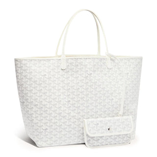 Goyard Saint Louis GM Tote Bag White