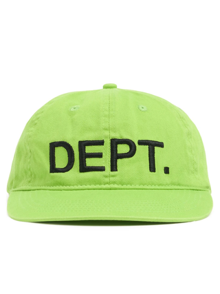 Gallery Dept DEPT. Embroidered Logo Cap in Flo Green