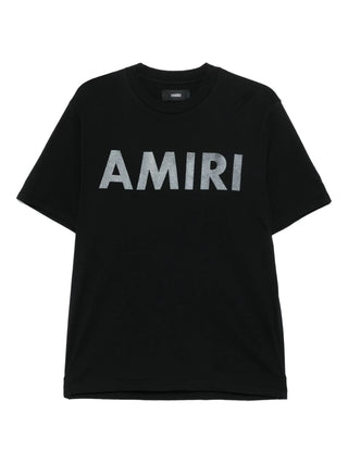 Amiri Logo Print T-Shirt in Black