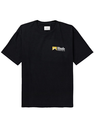 Rhude International Racing Logo T-Shirt in Black