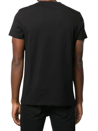 Balmain Paris Multi Logo T-Shirt in Black