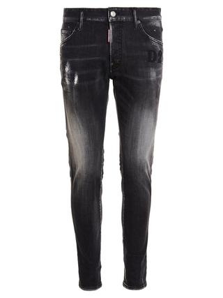 Dsquared2 Clean Wash Cool Guy Jeans in Black