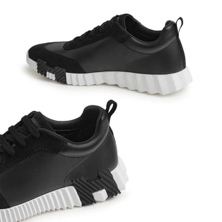 Hermès Paris Bouncing Calf Sneaker White Black