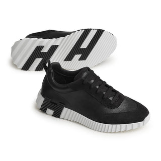 Hermès Paris Bouncing Calf Sneaker White Black