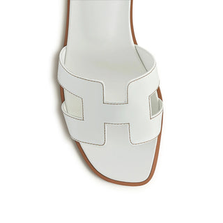 Hermès Paris Oran White Sandal