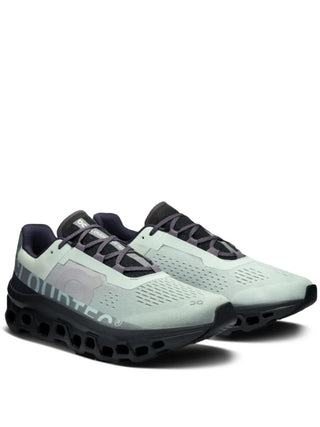 On Running CloudMonster Trainers in Glacier Black