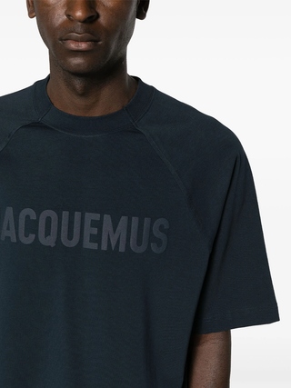 Jacquemus Le T-Shirt Typo Dark Blue