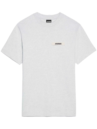 Jacquemus Le Gros Grain Logo T-Shirt Grey