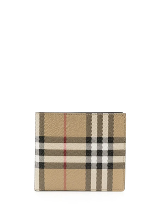 Burberry Vintage Check Bifold Coin Wallet