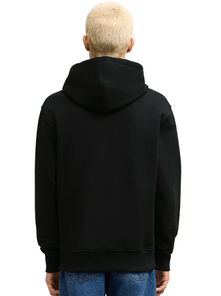 Ami Paris Ami De Coeur Zip-Up Hoodie in Black