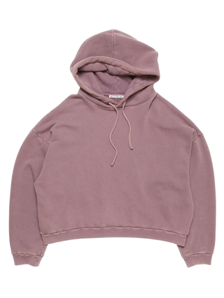 Acne Studios Hooded Sweater in Plum Purple
