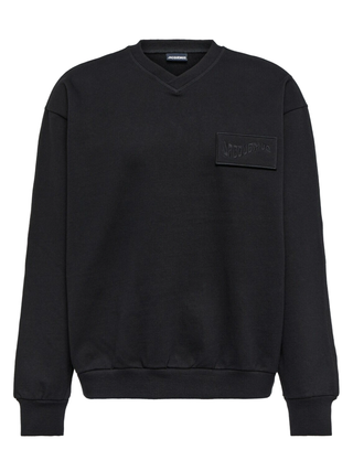 Jacquemus Santon Logo Le Sweatshirt in Black