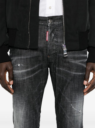 Dsquared2 Faded Effect Cool Guy Jeans in Black