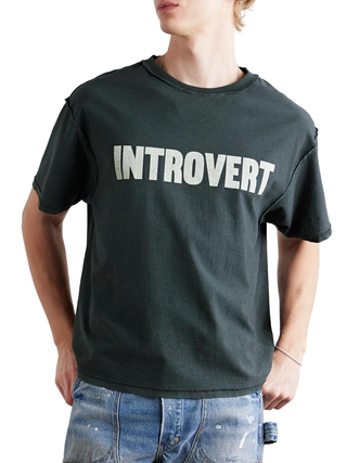 Gallery Dept Introvert/Extrovert Reversible T-Shirt in Black