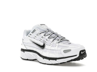 Nike P-6000 White Metallic Silver Black
