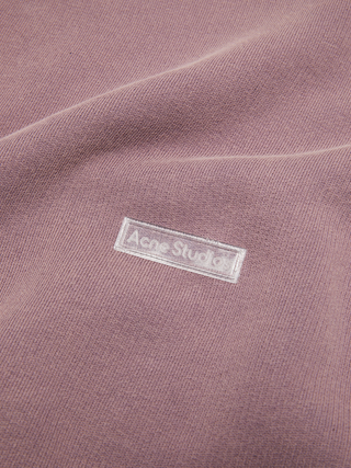 Acne Studios Hooded Sweater in Plum Purple
