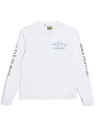Gallery Dept Le Bar Long Sleeve T-Shirt in White